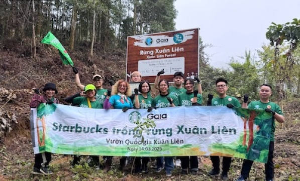 STARBUCKS CAM KẾT PHÁT TRIỂN BỀN VỮNG QUA DỰ ÁN GÓP XANH