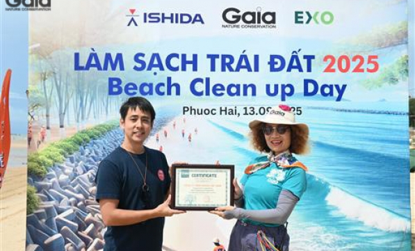 ISHIDA VIỆT NAM CÙNG GAIA CHUNG TAY “LÀM SẠCH TRÁI ĐẤT 2025” – HÀNH TRÌNH XANH TỪ PHƯỚC HẢI ĐẾN RỪNG TRÀM