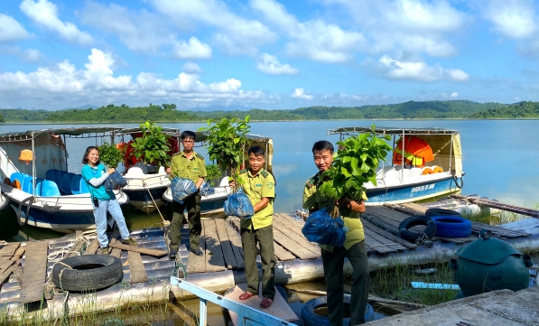 4500 CÂY XANH XUYÊN BIÊN GIỚI ĐƯỢC TRỒNG TẠI RỪNG BẾN EN BỞI MẠNG LƯỚI BROKOLI TOÀN CẦU