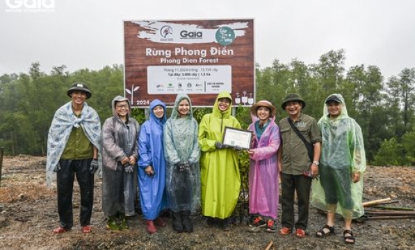 EXO FOUNDATION TIẾP TỤC GÓP 1121 CÂY PHỦ XANH PHONG ĐIỀN