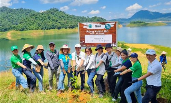 MANULIFE VIỆT NAM KẾT NỐI CỘNG ĐỒNG TIẾP NHỊP SỐNG XANH CHO RỪNG XUÂN LIÊN 