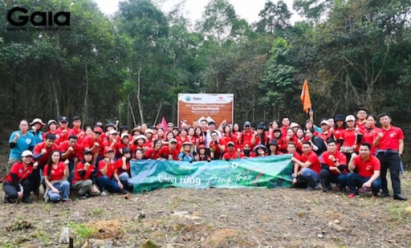 TECHCOMBANK HƯỞNG ỨNG TẾT TRỒNG CÂY  