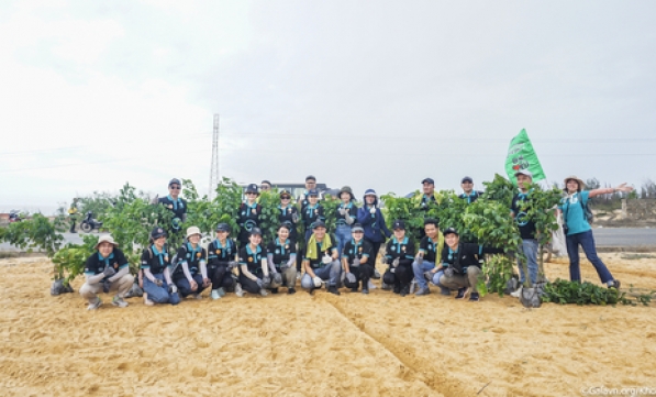 JTI VIỆT NAM GÓP SỨC TRỒNG RỪNG CHỐNG SA MẠC HÓA Ở BÌNH THUẬN